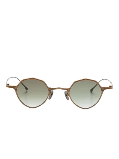 Rigards Rg1199cu Round-frame Sunglasses In Green