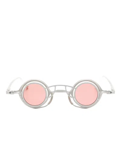 Rigards Round-frame Sunglasses In Silver