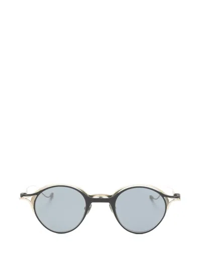 Rigards Round-frame Clip-on Glasses In Gold
