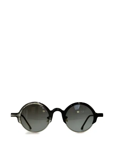 Rigards Round-frame Glasses In Black