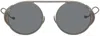 Rigards Silver Boris Bidjan Saberi Edition Rg1011bbs Sunglasses In Raw Titanium