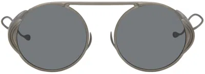 Rigards Silver Boris Bidjan Saberi Edition Rg1011bbs Sunglasses In Raw Titanium