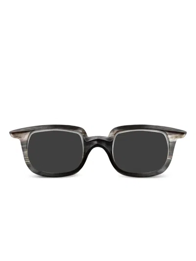 Rigards Square-frame Tinted Sunglasses In Black