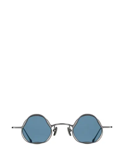 Rigards Vintage Titanium Sunglasses In Gray