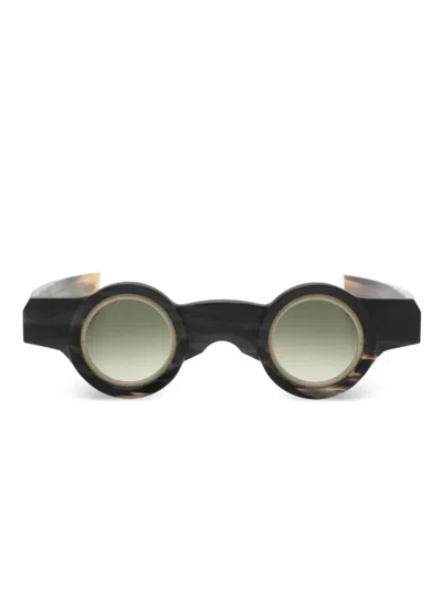 Rigards X Ziggy Chen Sunglasses In Brown
