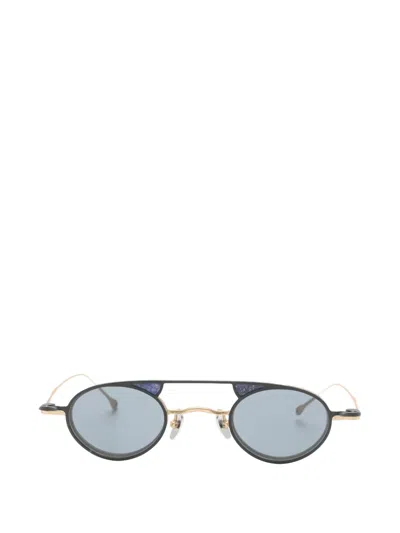 Rigards Ziggy Chen Round-frame Clip-on Glasses In Gray