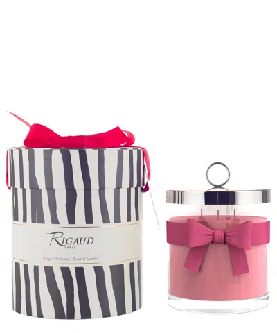 Rigaud Paris Rose Couture Prestige Candle 750 G In Pink