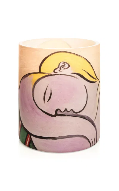 Rigaud X Picasso Femme Aux Cheveux Jaunes Gardénia Candle 850g In Multi