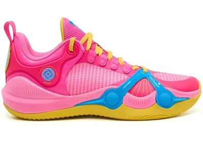 Pre-owned Rigorer Men's  Bp1 Pe Sneakers In Pink/blue/yellow In Multi