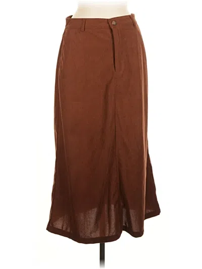 Pre-owned Rihoas Casual Skirt In Brown
