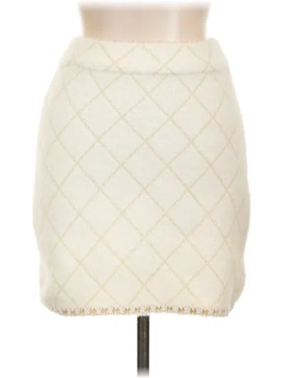 Pre-owned Rihoas Casual Skirt In White