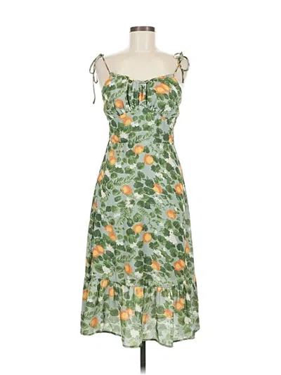 Pre-owned Rihoas Cocktail Dress In Green