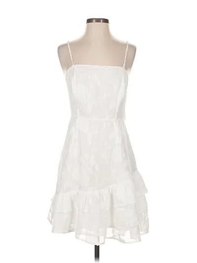 Pre-owned Rihoas Cocktail Dress In White