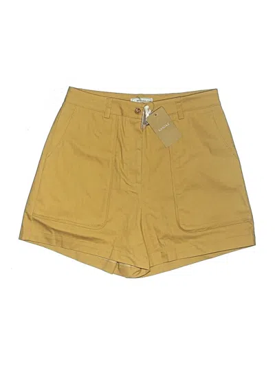 Pre-owned Rihoas Khaki Shorts In Yellow