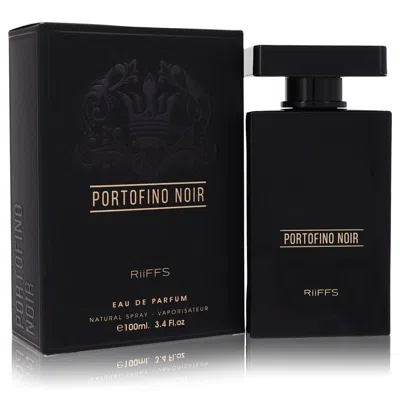 Riiffs 2pcs Combo Gift Set Portofino Noir By  Eau De Parfum Spray 3.4 oz For Men In Black