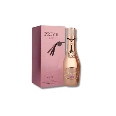 Riiffs Ladies Prive Rose Edp Spray 3.4 oz Fragrances 6290171073680