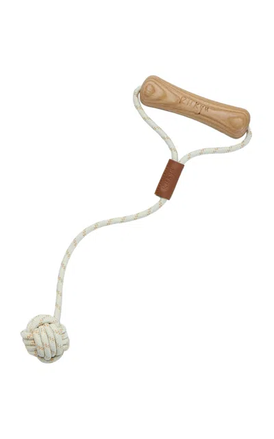 Riikyu Dog Bone Toy In Off-white