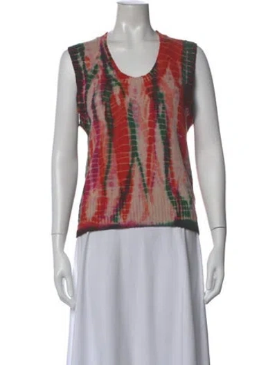 Pre-owned Rika Studios Cashmere Printed Sweater In Multi