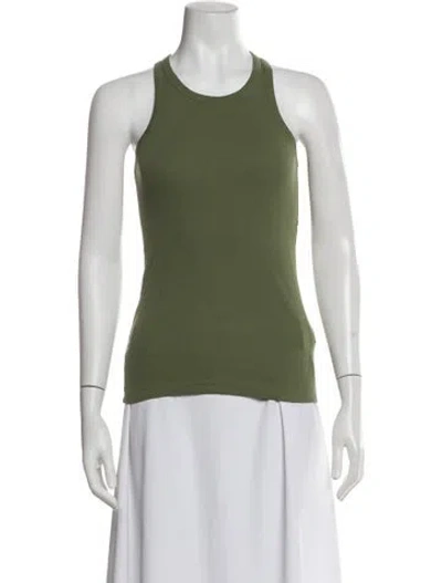 Pre-owned Rika Studios Crew Neck Sleeveless Top W/ Tags In Green