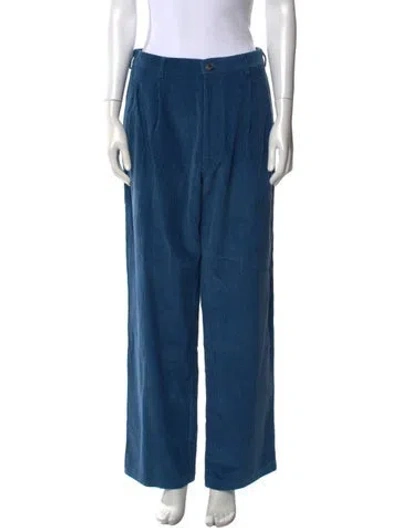 Pre-owned Rika Studios Wide Leg Pants In Blue