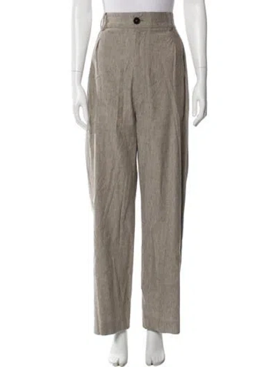 Pre-owned Rika Studios Wide Leg Pants In Neutral