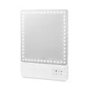 Riki Loves Riki Skinny Led Travel Magnifying Mirror With Bluetooth, 5x Magnification In White