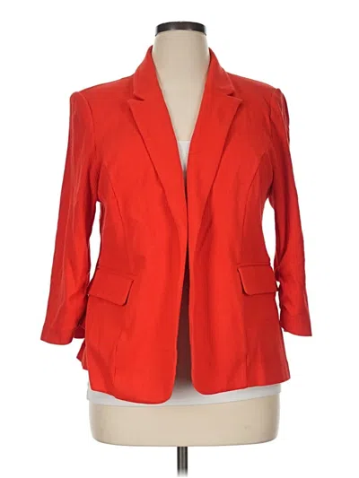 Pre-owned Riley & Rae Blazer Jacket In Red