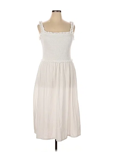 Pre-owned Riley & Rae Casual Dress In White