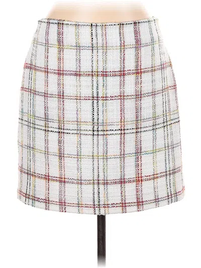 Pre-owned Riley & Rae Casual Skirt In White