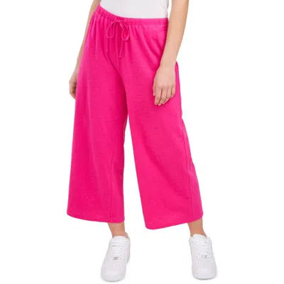 Riley & Rae Patrice Womens Cropped Knit Wide Leg Pants In Multi