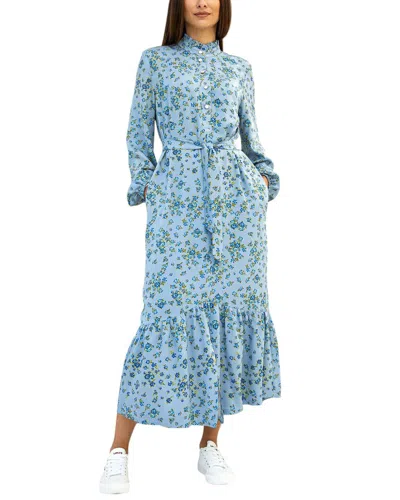 Rimari Maxi Dress In Metallic