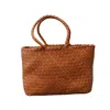 Rimini Women's Black Leather Top Handle Bag 'betrice' - Tan