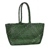 Rimini Women's Brown Leather Top Handle Bag 'betrice' - Green
