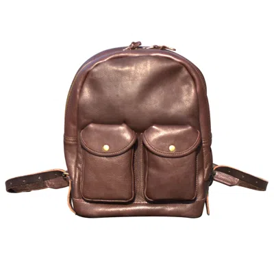 Rimini Women's Leather Backpack ‘stefania'  - Brown