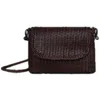 Rimini Women's Leather Crossbody Bag 'sofia' - Dark Brown In Brown