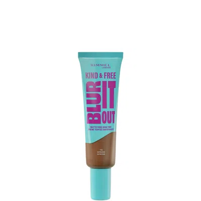 Rimmel London Kind & Free Blur It Out Mattifying Skin Tint 30ml (various Shades) - 705 Espresso