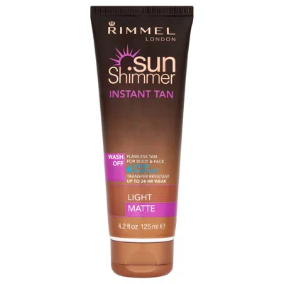 Rimmel Sunshimmer Water Resistant Wash Off Instant Tan - Matte (125ml) - Light Matte