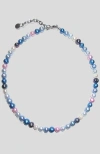 Rimor Jewelry Bleue Pearl Necklace In Multi