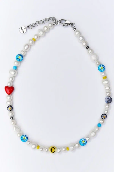 Rimor Jewelry Rimor Aestas Meler Pearl Choker Necklace, Men's At Urban Outfitters In Multicolor
