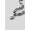 Rimor Jewelry Star Heart Cable Chain Choker In Silver