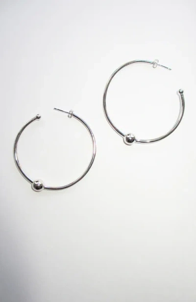 Rimor Jewelry Xxl Pierced Hoops In Gray