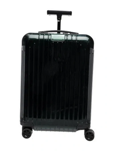 Pre-owned Rimowa Aluminium Suitcase In Green