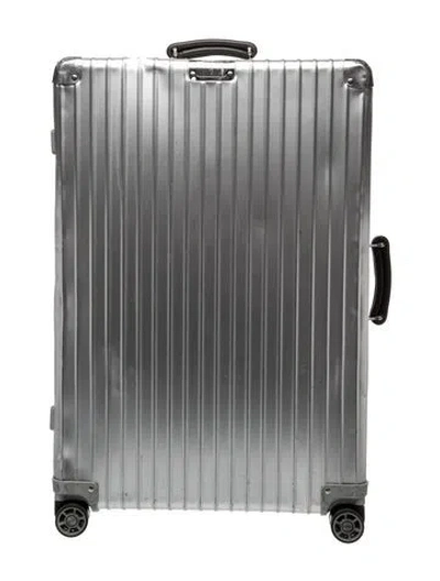 Pre-owned Rimowa Aluminum Check-in Medium In Silver