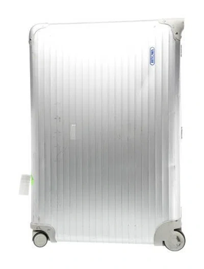 Pre-owned Rimowa Aluminum Luggage In Silver