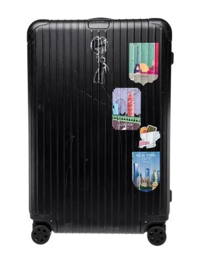 Pre-owned Rimowa Aluminum Suitcase In Black