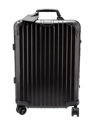 Pre-owned Rimowa Aluminum Suitcase In Black