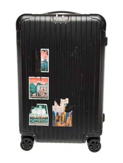 Pre-owned Rimowa Aluminum Suitcase In Black