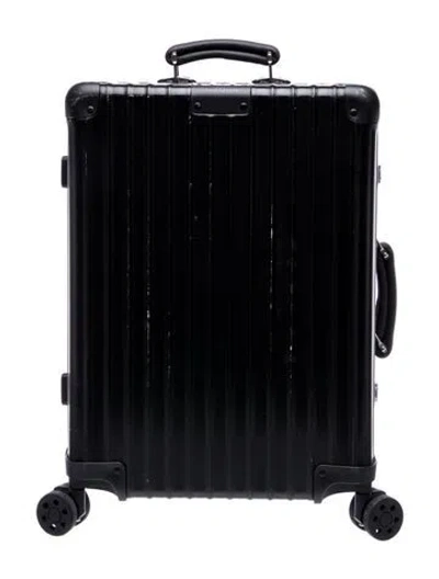 Pre-owned Rimowa Aluminum Suitcase In Black
