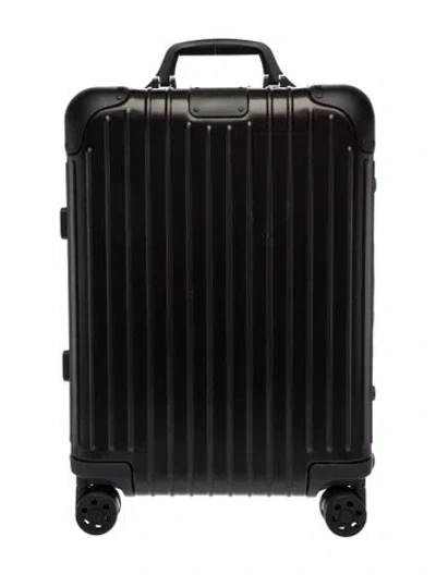 Pre-owned Rimowa Aluminum Suitcase In Black