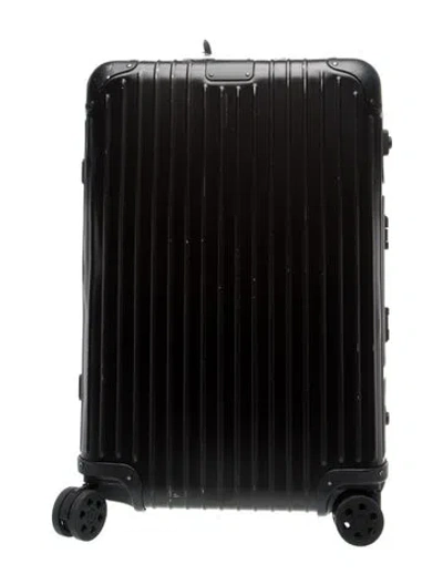 Pre-owned Rimowa Aluminum Suitcase In Black